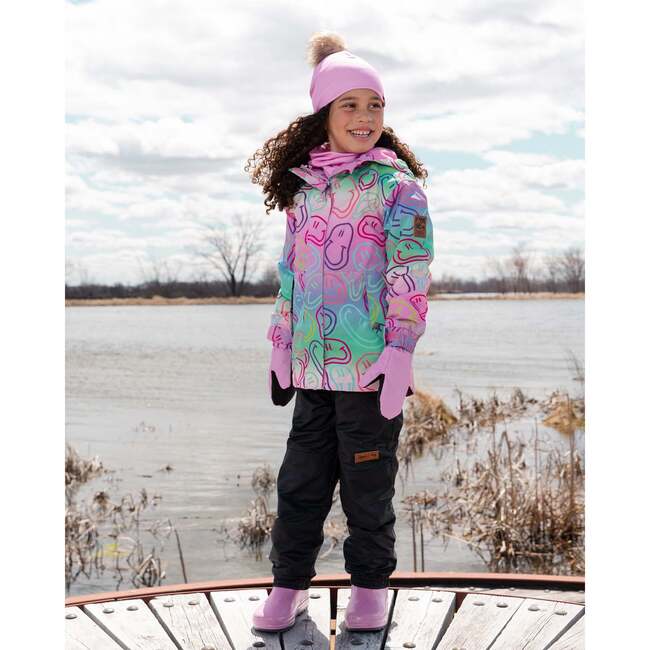 Mid-Season Mittens In Recycled Polyester, Pink