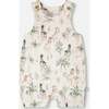 Organic Cotton Jersey Romper, Beige Zebra Print - Rompers - 1 - thumbnail