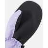 Mid-Season Mittens In Recycled Polyester, Lavender - Gloves - 3