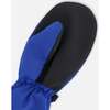 Mid-Season Mittens In Recycled Polyester, Royal Blue - Gloves - 5