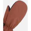 Mid-Season Mittens In Recycled Polyester, Brown - Gloves - 3
