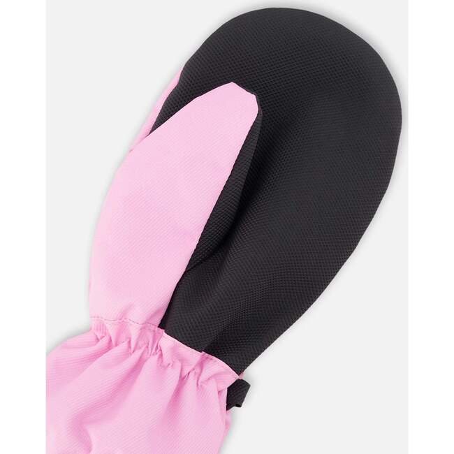 Mid-Season Mittens In Recycled Polyester, Pink - Gloves - 4