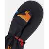 Mid-Season Mittens In Recycled Polyester, Black Dinosaur Print - Gloves - 3