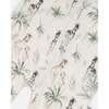 Organic Cotton Jersey One-Piece Pajamas, Beige Zebra Print - Pajamas - 3