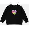 Organic Cotton Jersey Long Sleeve T-Shirt, Black - T-Shirts - 1 - thumbnail