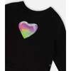 Organic Cotton Jersey Long Sleeve T-Shirt, Black - T-Shirts - 6