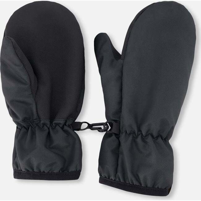 Mid-Season Mittens In Recycled Polyester, Black
