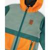 Mid-Season Jacket, Dark Green And Orange - Jackets - 5