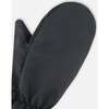 Mid-Season Mittens In Recycled Polyester, Black - Gloves - 3