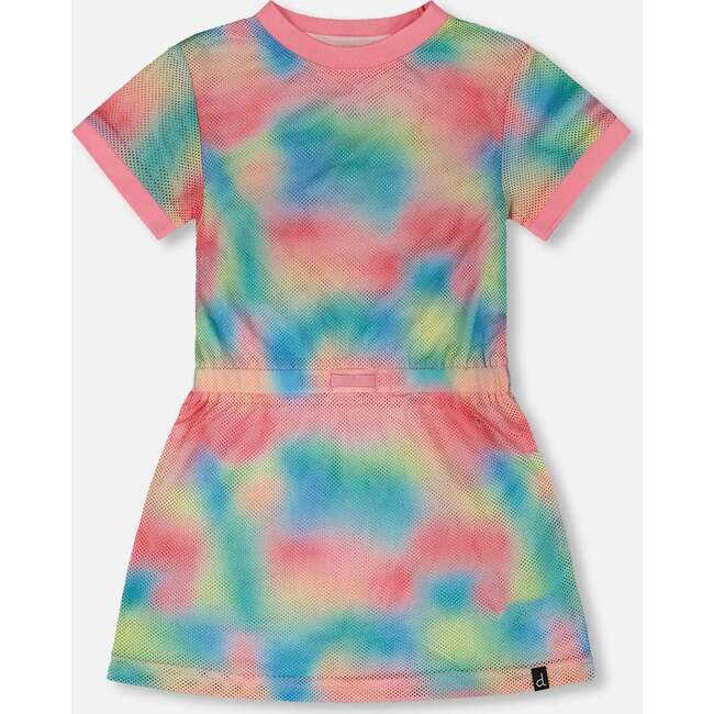 Mesh Beach Dress, Multicolor