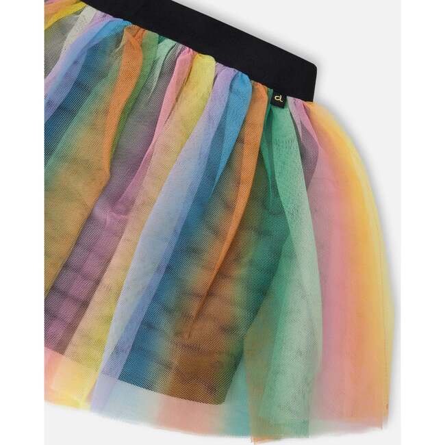 Mesh Skirt, Multicolor - Skirts - 4