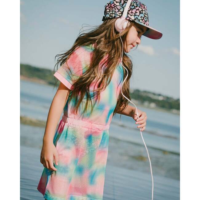 Mesh Beach Dress, Multicolor