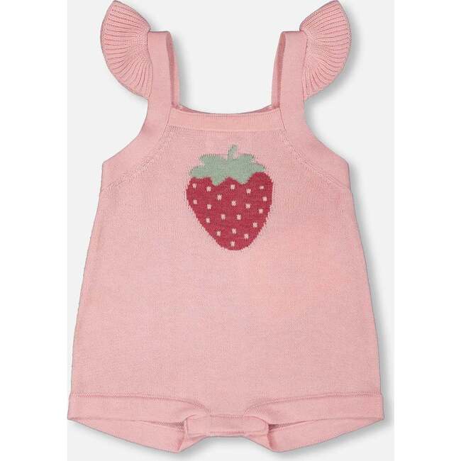 Knit Romper, Light Pink