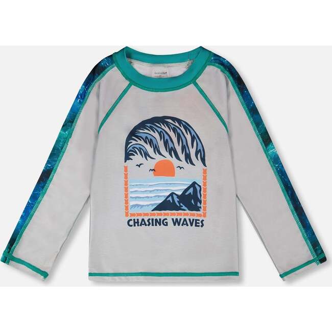 Long Sleeve Rashguard, Pale Grey