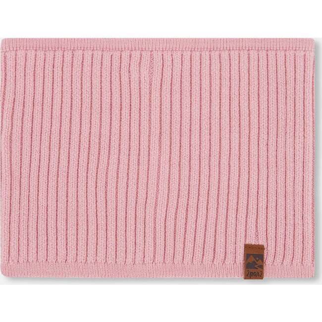 Knit Neckwarmer, Pale Rose