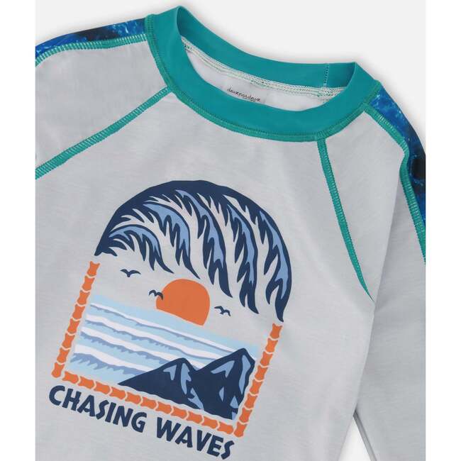 Long Sleeve Rashguard, Pale Grey - Rash Guards - 4