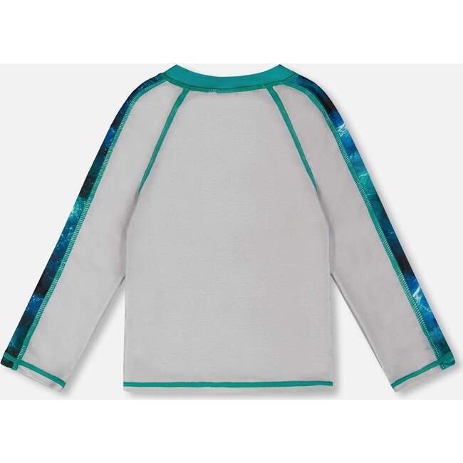 Long Sleeve Rashguard, Pale Grey - Rash Guards - 5