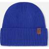 Knit Hat, Royal Blue - Winter Hats - 1 - thumbnail