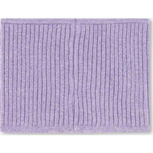 Knit Neckwarmer, Lavender - Scarves - 3