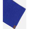 Knit Neckwarmer, Royal Blue - Scarves - 5