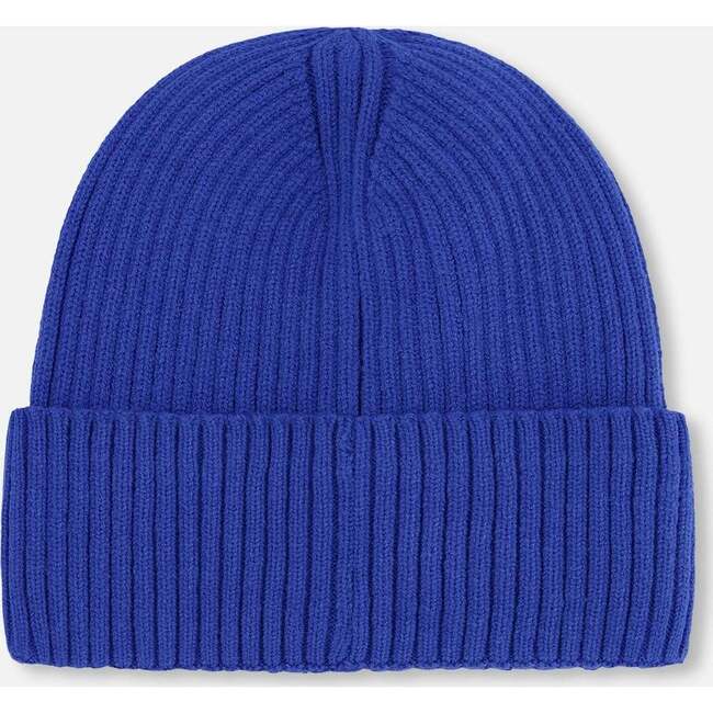 Knit Hat, Royal Blue - Winter Hats - 4