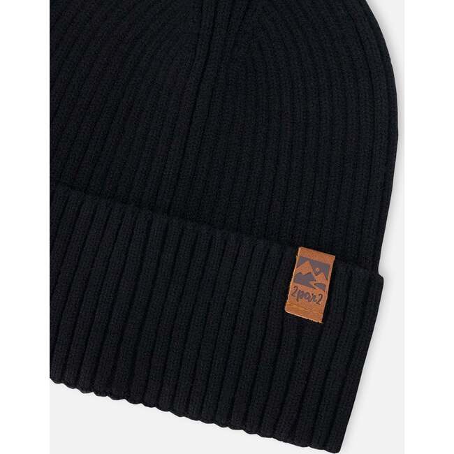 Knit Hat, Black - Winter Hats - 4