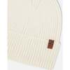 Knit Hat, Off White - Winter Hats - 5 - thumbnail