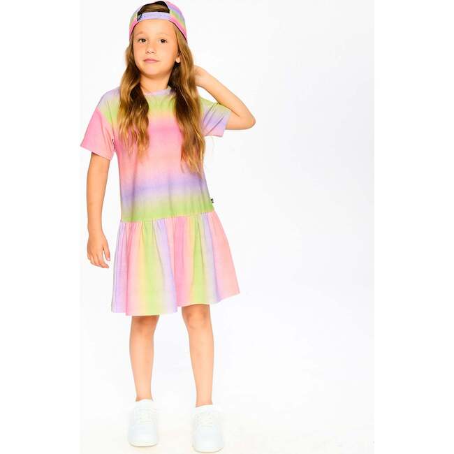 Jersey Dress With Heart Back Cut Out, Multicolor