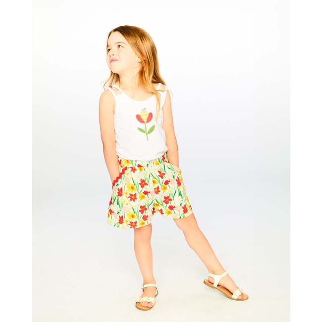 Jersey And Viscose Romper, White