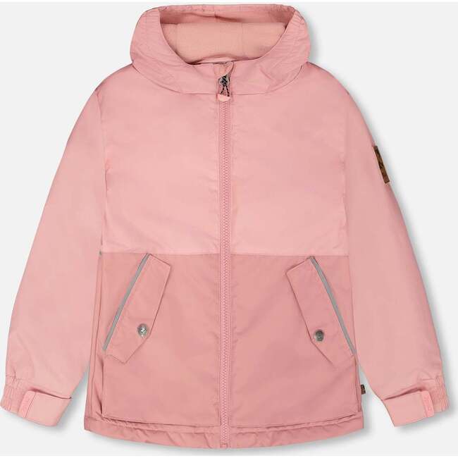 Mid-Season Jacket In Recycled Polyester, Light Pink
