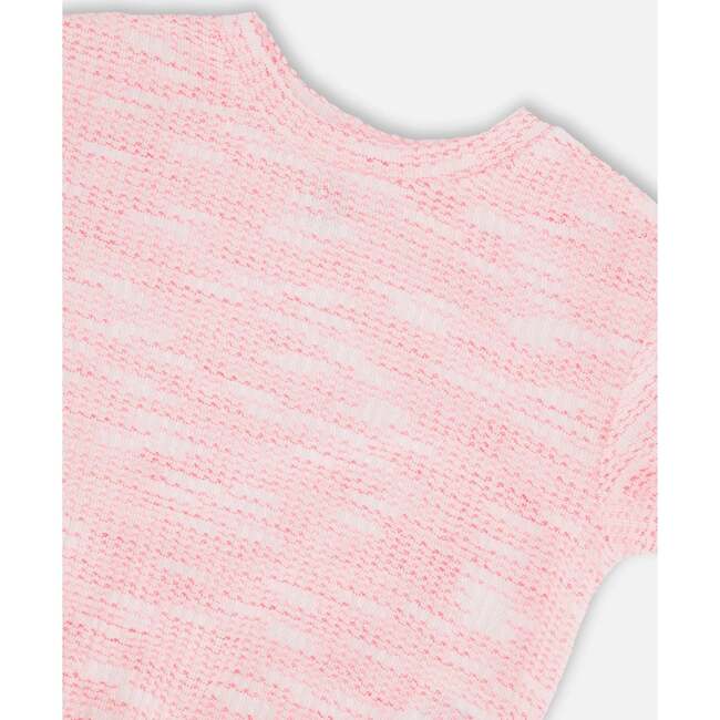 Jacquard Knit T-Shirt, Multicolor - T-Shirts - 4