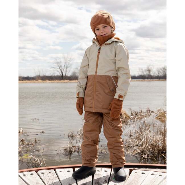 Mid-Season Jacket In Recycled Polyester, Beige