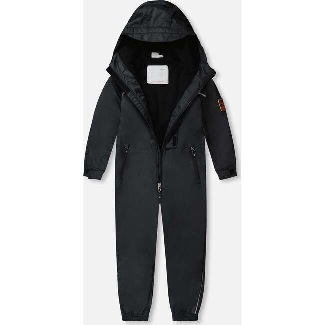 Kids Mid-Season One-Piece Outerwear, Black - Snowsuits - 3