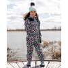 Kids Mid-Season One-Piece Outerwear, Black Animal Print - Snowsuits - 3 - thumbnail