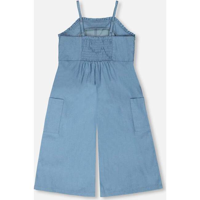 Jumpsuit, Light Blue Chambray - Jumpsuits - 4