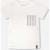 Jersey T-Shirt With Chest Pocket, White - T-Shirts - 1 - thumbnail
