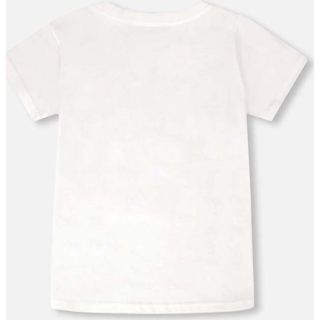 Jersey T-Shirt With Chest Pocket, White - T-Shirts - 3