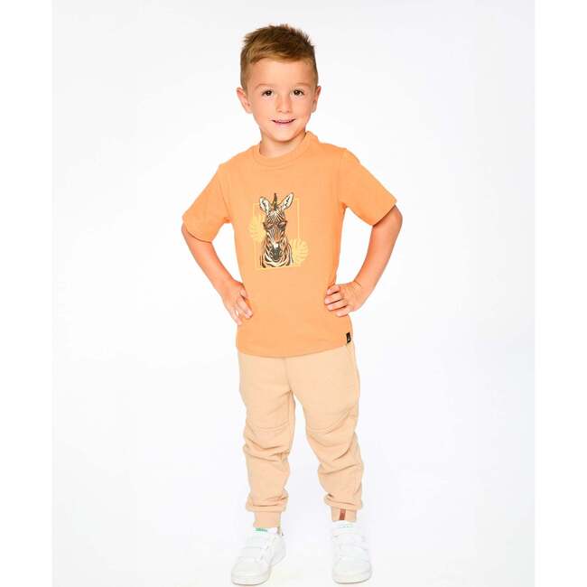 French Terry Sweatpants, Beige