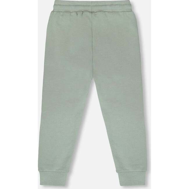 French Terry Sweatpants, Mint Green - Sweatpants - 3