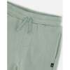 French Terry Sweatpants, Mint Green - Sweatpants - 4 - thumbnail