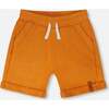 French Terry Shorts, Orange - Shorts - 1 - thumbnail