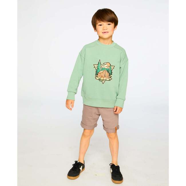 French Terry Shorts, Taupe