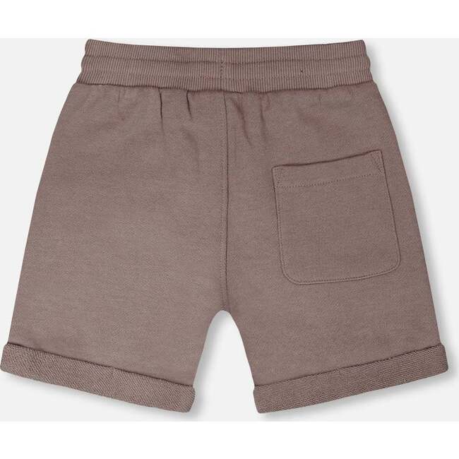 French Terry Shorts, Taupe - Shorts - 3
