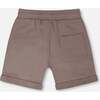 French Terry Shorts, Taupe - Shorts - 3