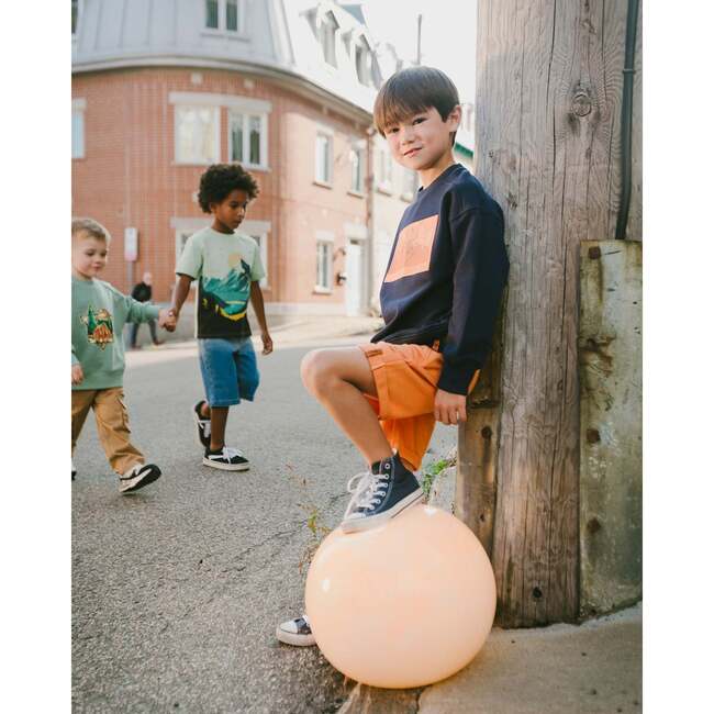 French Terry Shorts, Orange