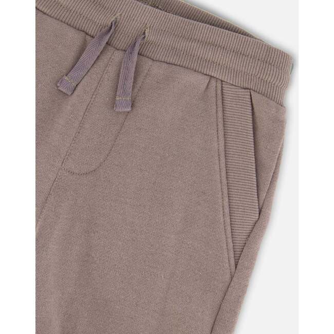 French Terry Shorts, Taupe - Shorts - 4