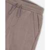French Terry Shorts, Taupe - Shorts - 4