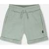 French Terry Shorts, Mint Green - Shorts - 1 - thumbnail