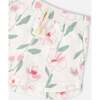 French Terry Shorts, Off White Printed Flowers - Shorts - 5