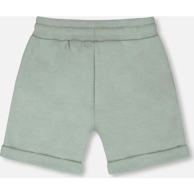 French Terry Shorts, Mint Green - Shorts - 4